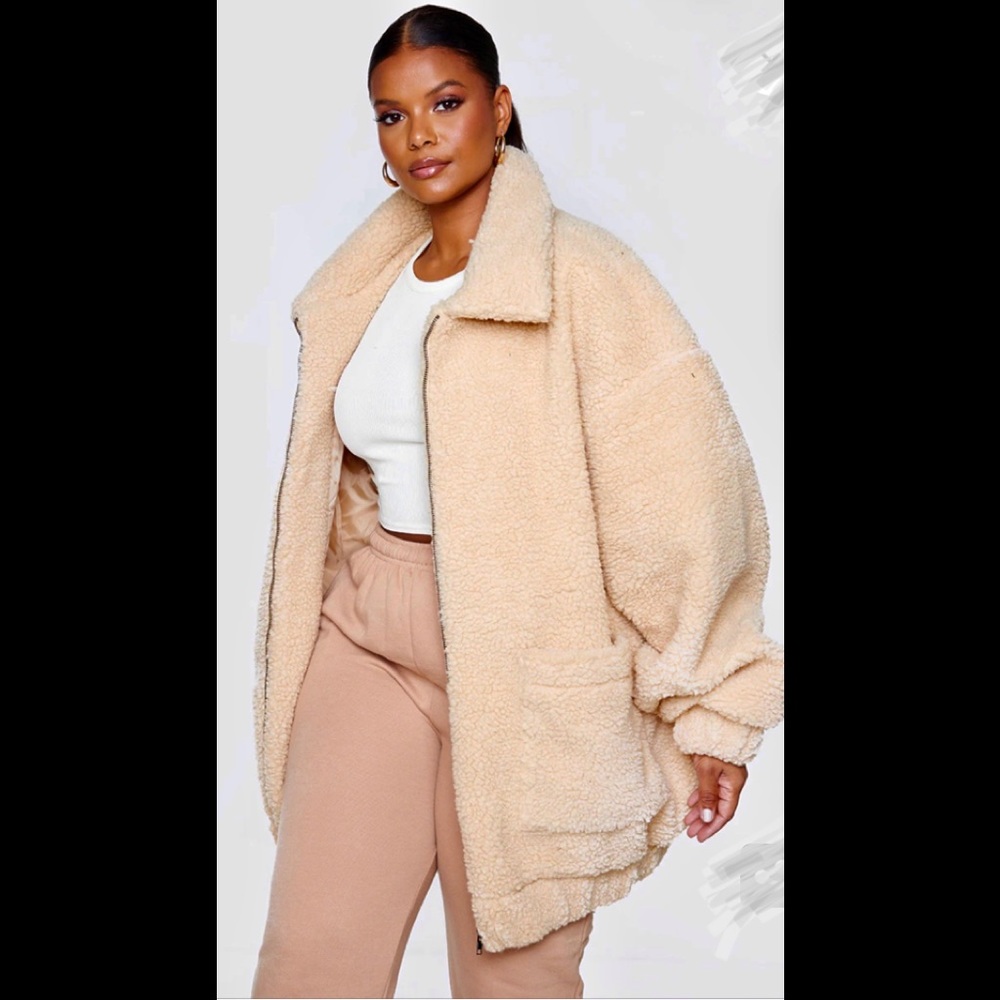 New Cozy Oversized Sherpa Teddy Jacket